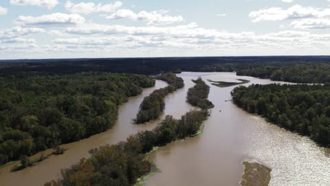 Drone river wide